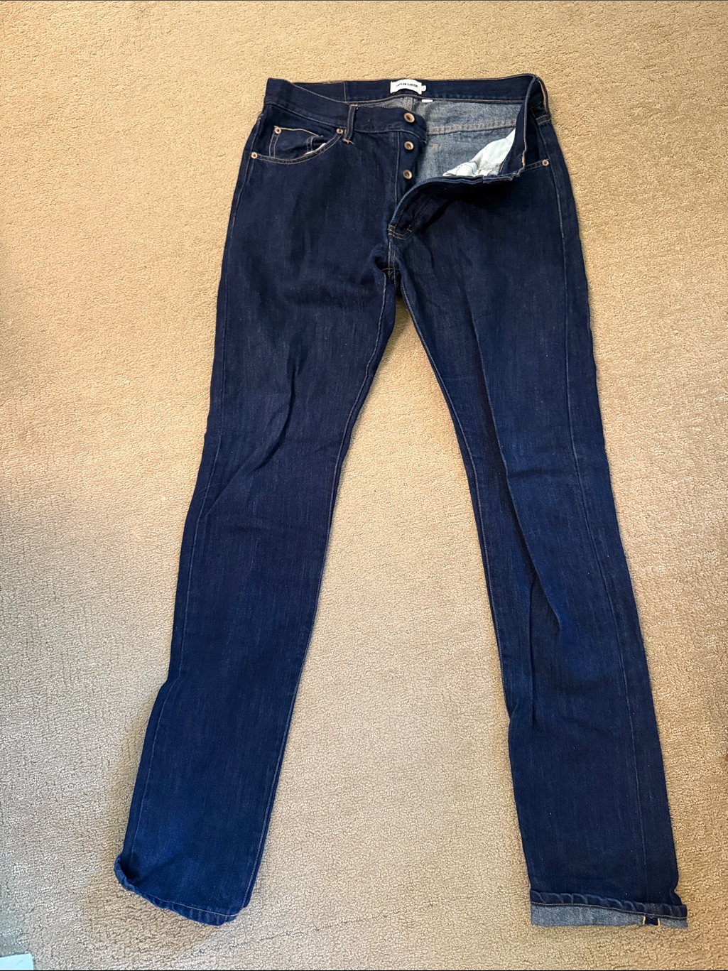 Taylor Stitch Indigo Slim Jeans